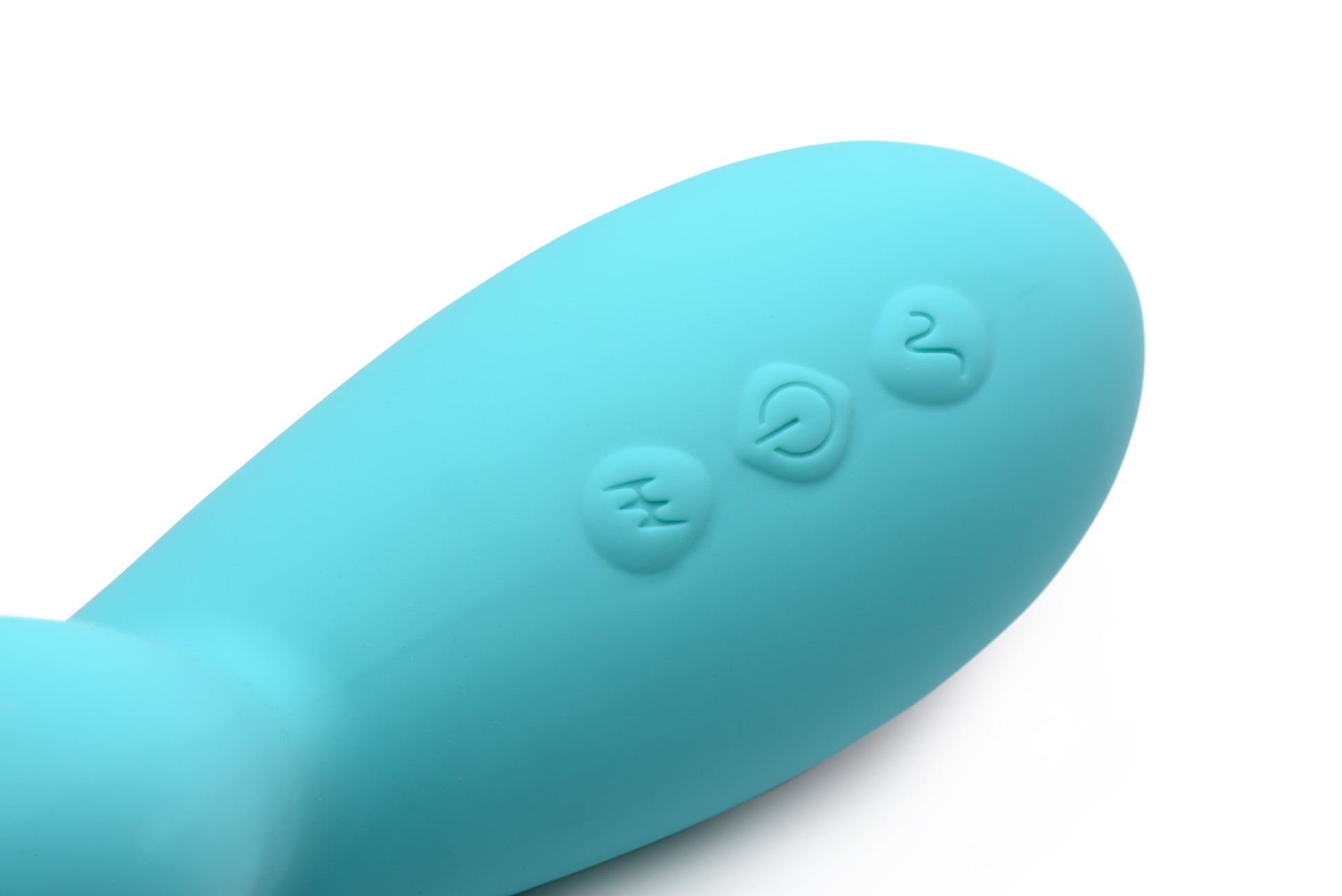 10X Silicone Suction Rabbit Vibrator - Teal - UABDSM