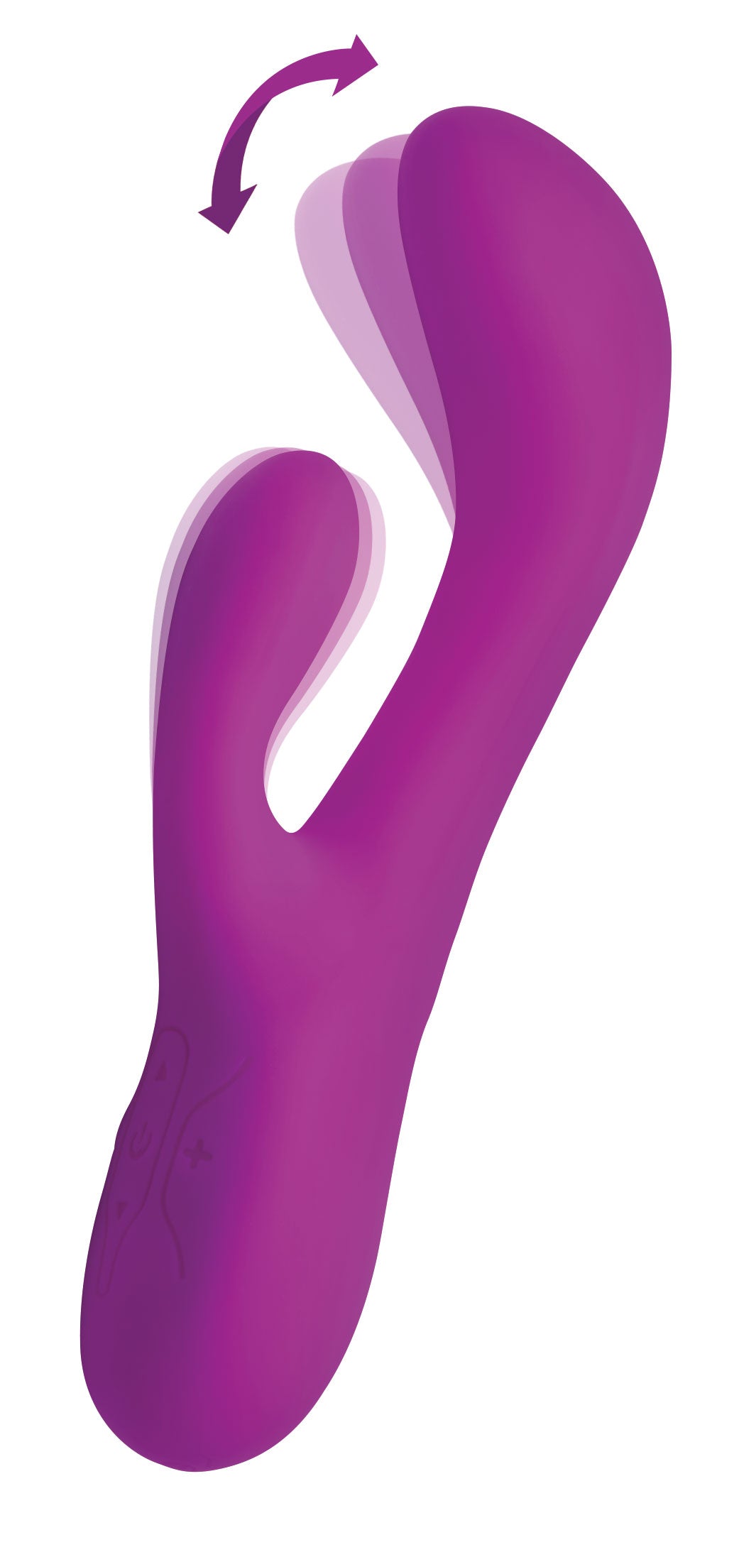 Come Hither Pro Silicone Rabbit Vibrator with Orgasmic Motion - UABDSM