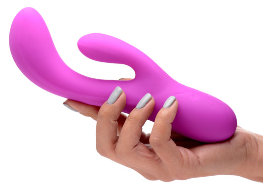 Come Hither Pro Silicone Rabbit Vibrator with Orgasmic Motion - UABDSM