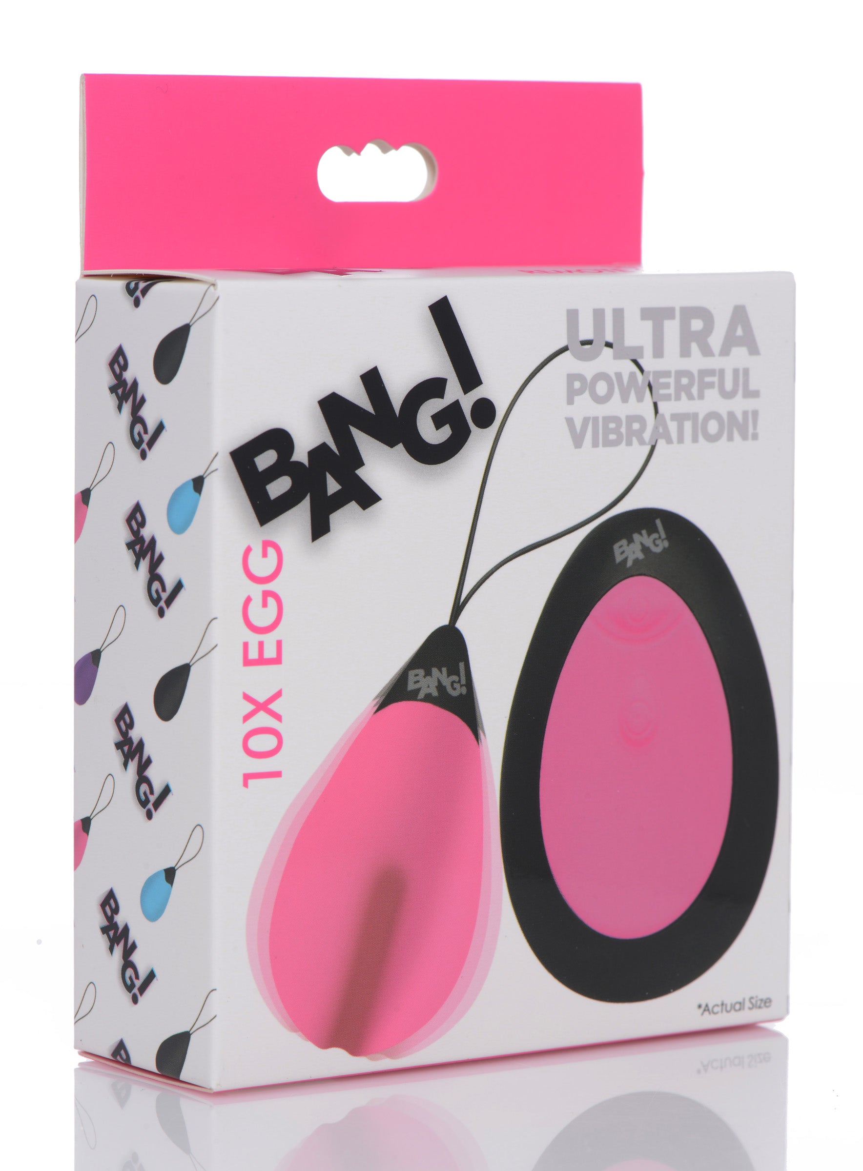 10X Silicone Vibrating Egg - Pink - UABDSM