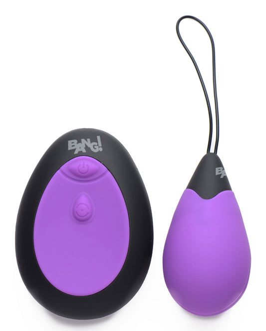 10X Silicone Vibrating Egg - Purple - UABDSM
