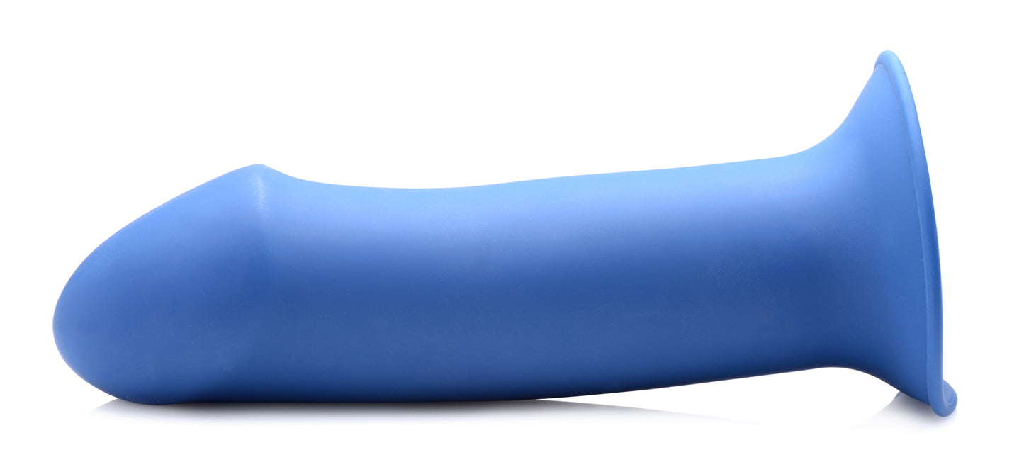 Squeezable Thick Phallic Dildo - Blue - UABDSM