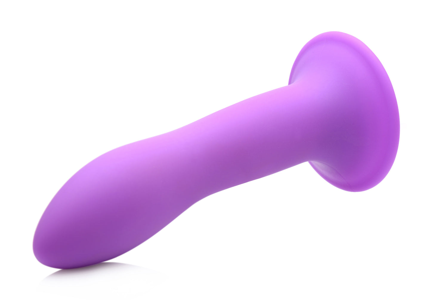 Squeezable Slender Dildo - Purple - UABDSM