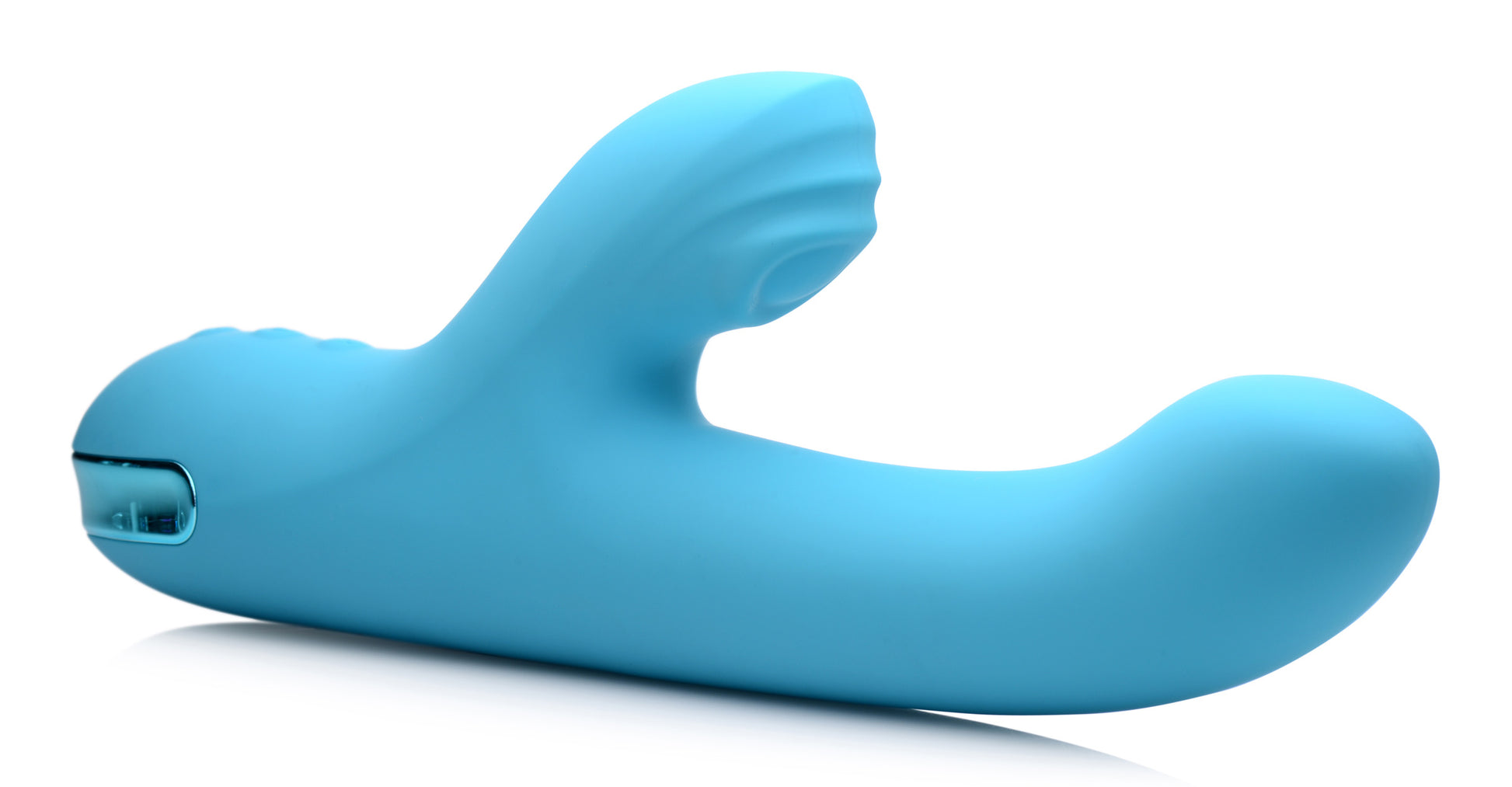 5 Star 13X Silicone Pulsing and Vibrating Rabbit - Teal - UABDSM