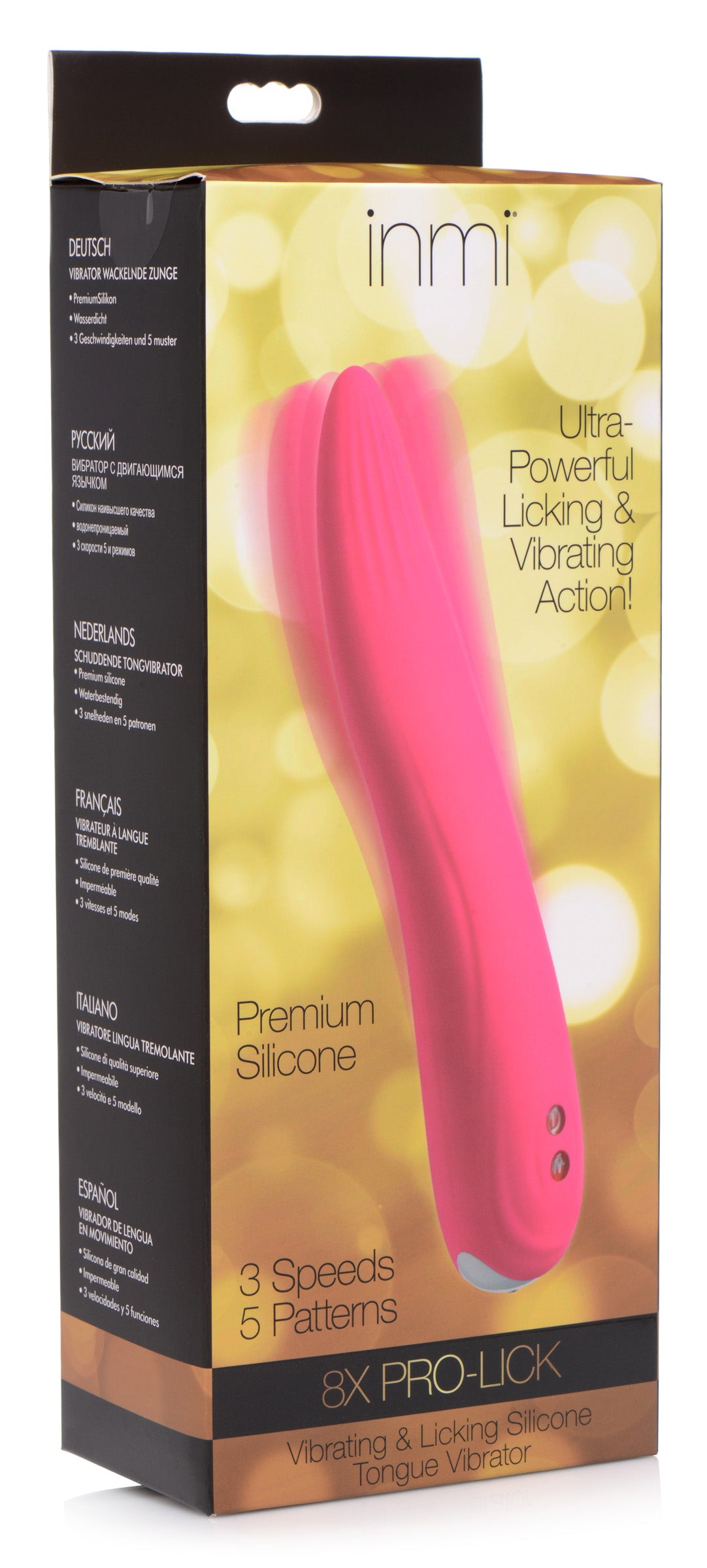 8X Pro-Lick Vibrating & Licking Silicone Tongue Vibrator - UABDSM