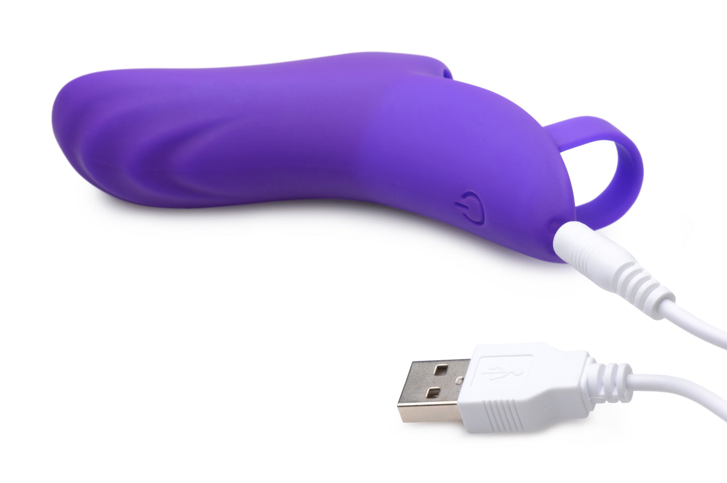 7X Finger Bang Her Pro Silicone Vibrator - Purple - UABDSM