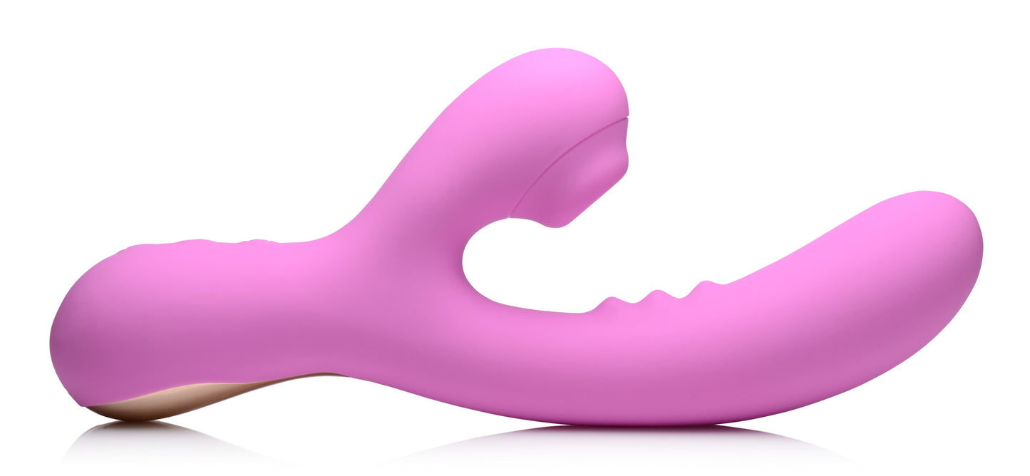8X Silicone Suction Rabbit - Pink - UABDSM