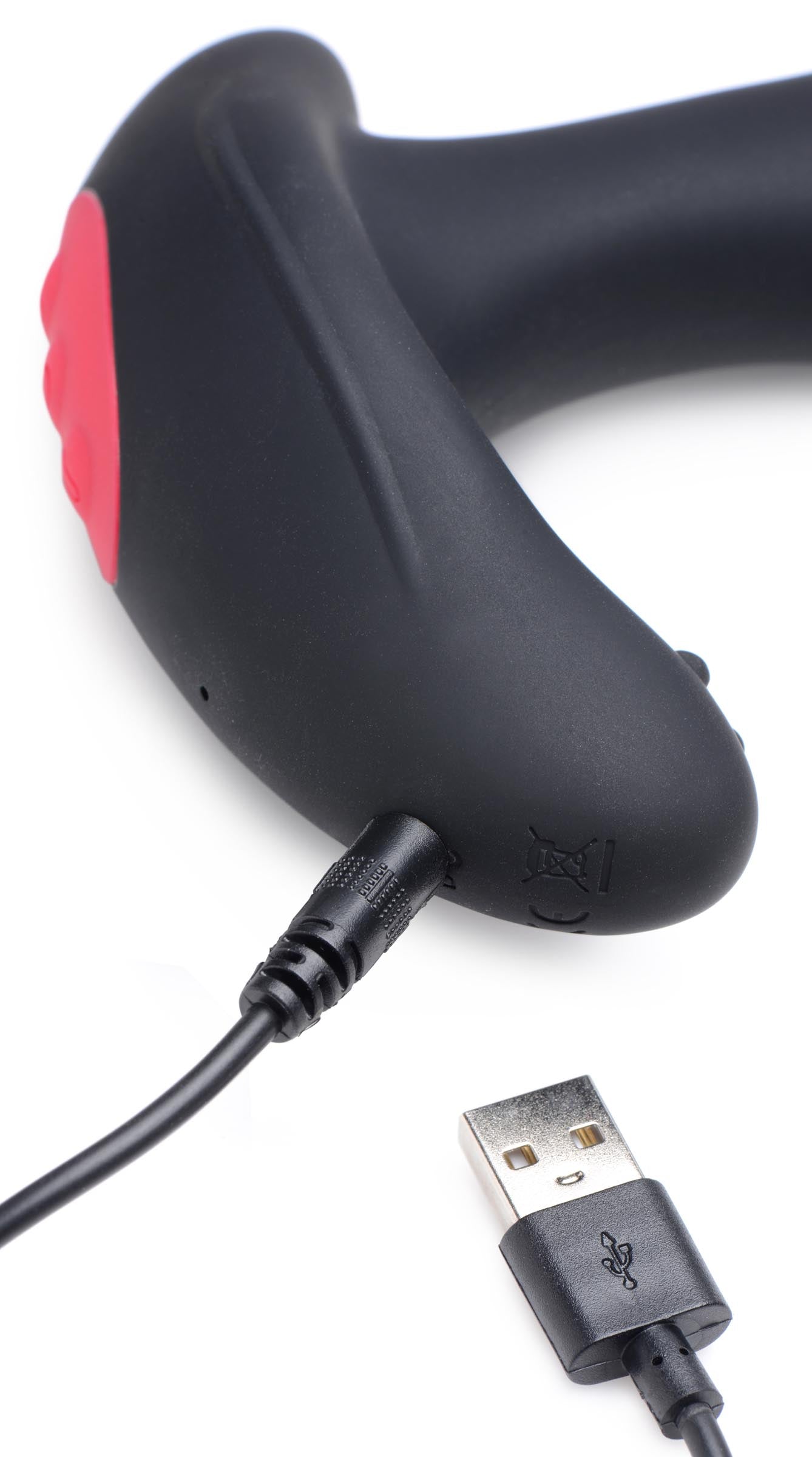10X Inflatable and Vibrating Silicone Prostate Plug - UABDSM