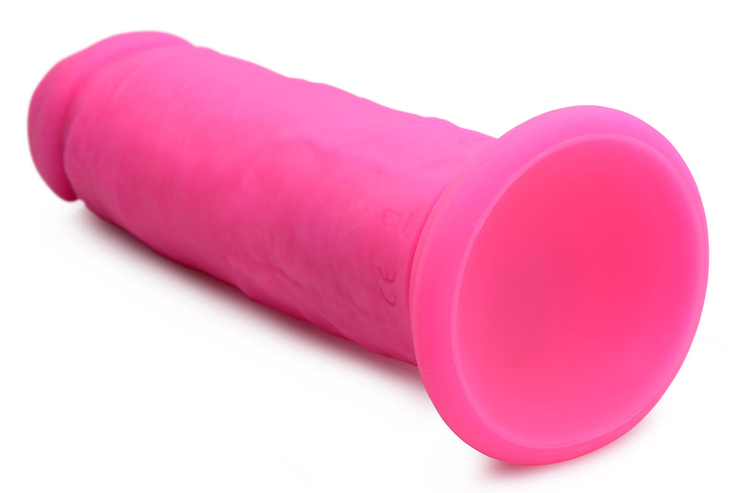 Power Player 28X Vibrating Silicone Dildo with Remote - Pink - UABDSM