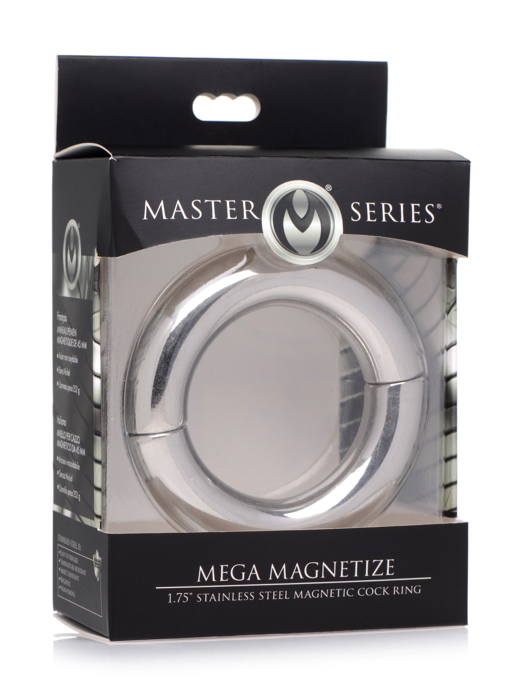 Mega Magnetize Stainless Steel Magnetic Cock Ring - UABDSM