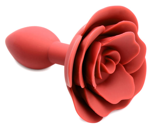 Booty Bloom Silicone Rose Anal Plug - Small - UABDSM