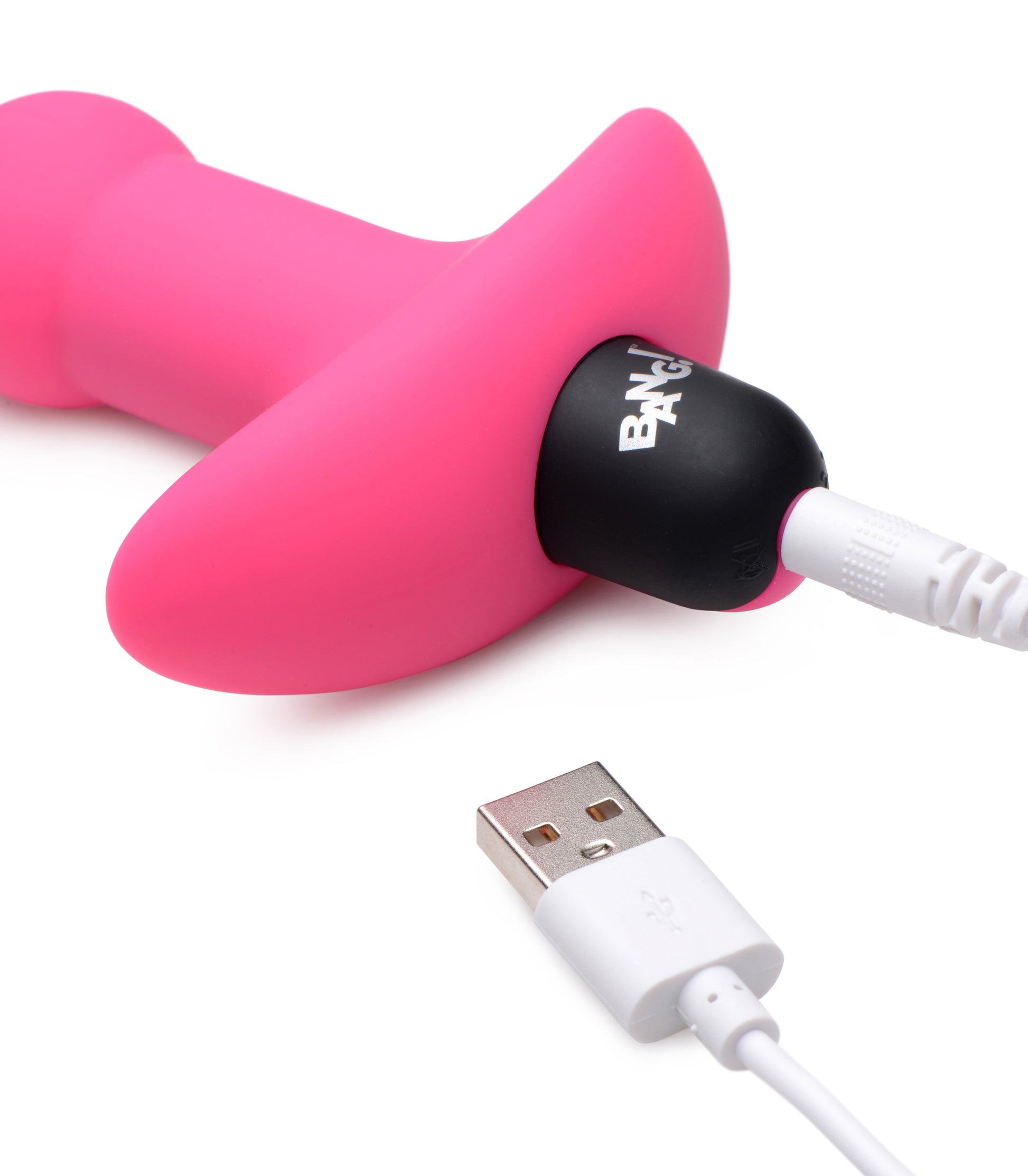 Remote Control Vibrating Silicone Anal Beads - Pink - UABDSM