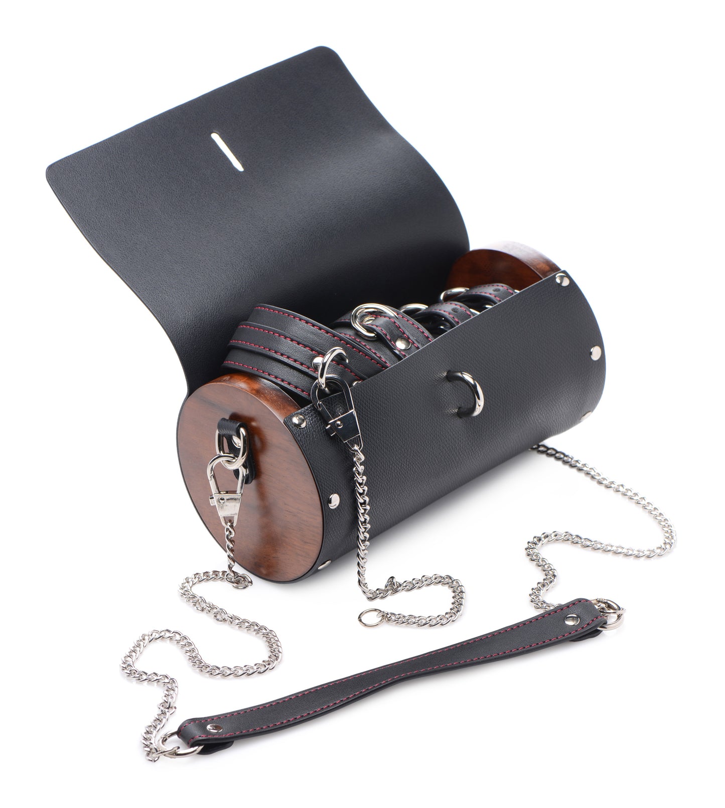 Kinky Clutch Black Bondage Set with Carrying Case - UABDSM