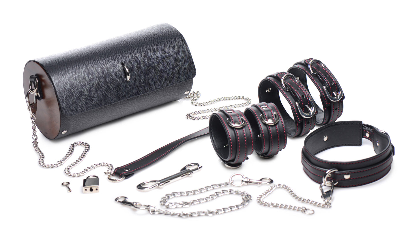 Kinky Clutch Black Bondage Set with Carrying Case - UABDSM