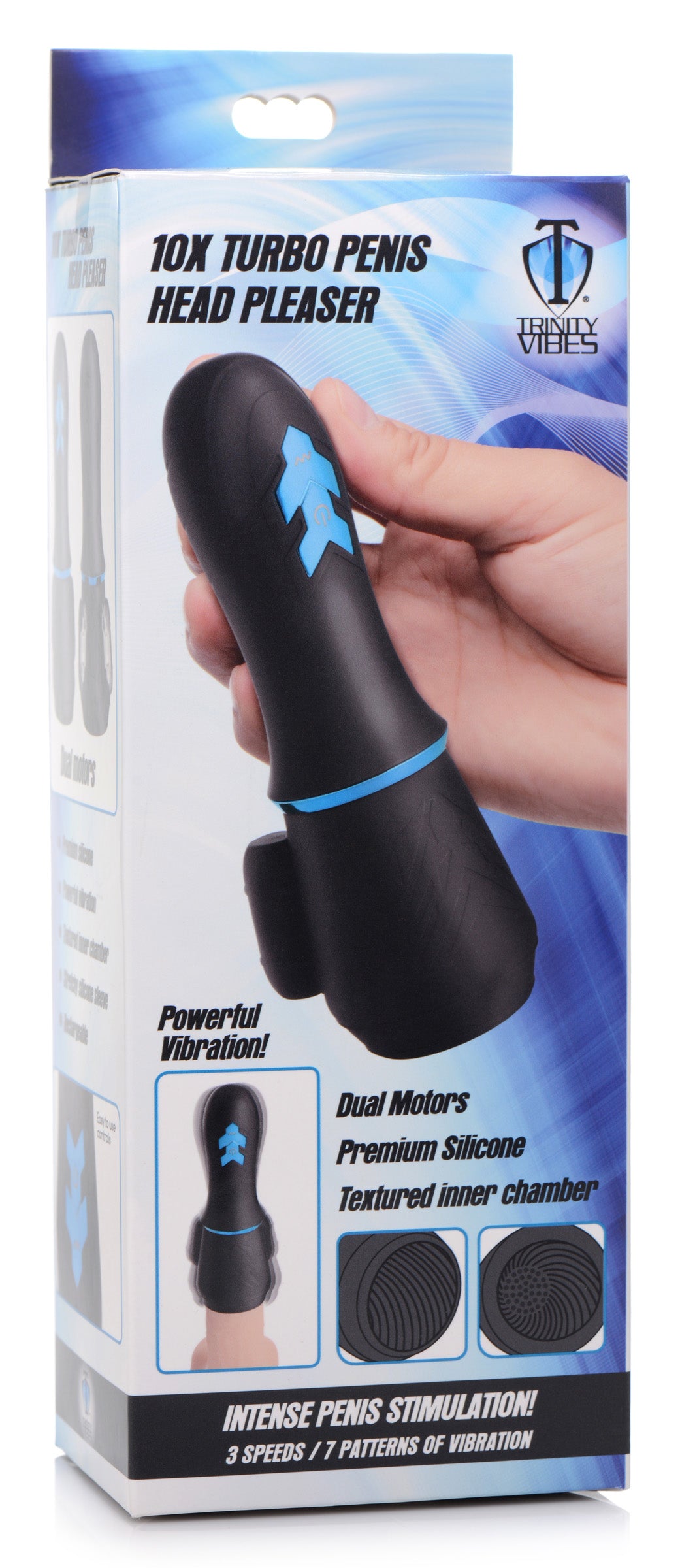 10X Turbo Silicone Penis Head Pleaser - UABDSM