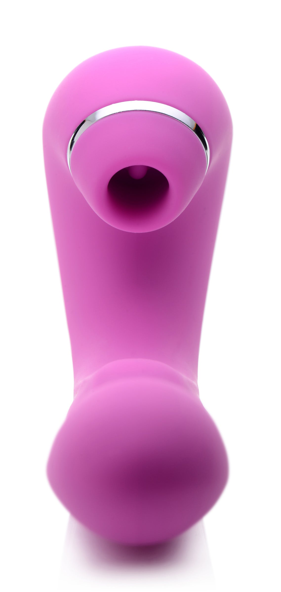 Shegasm 5 Star 10X Tapping G-Spot Silicone Vibrator with Suction - Pink - UABDSM