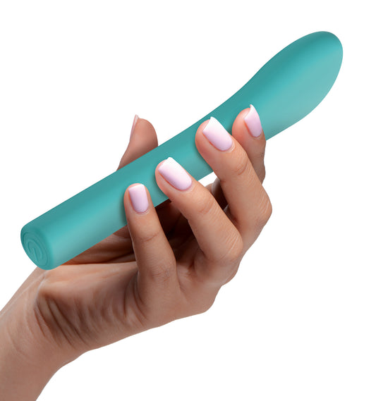 5 Star 9X Come-Hither G-Spot Silicone Vibrator - Teal - UABDSM