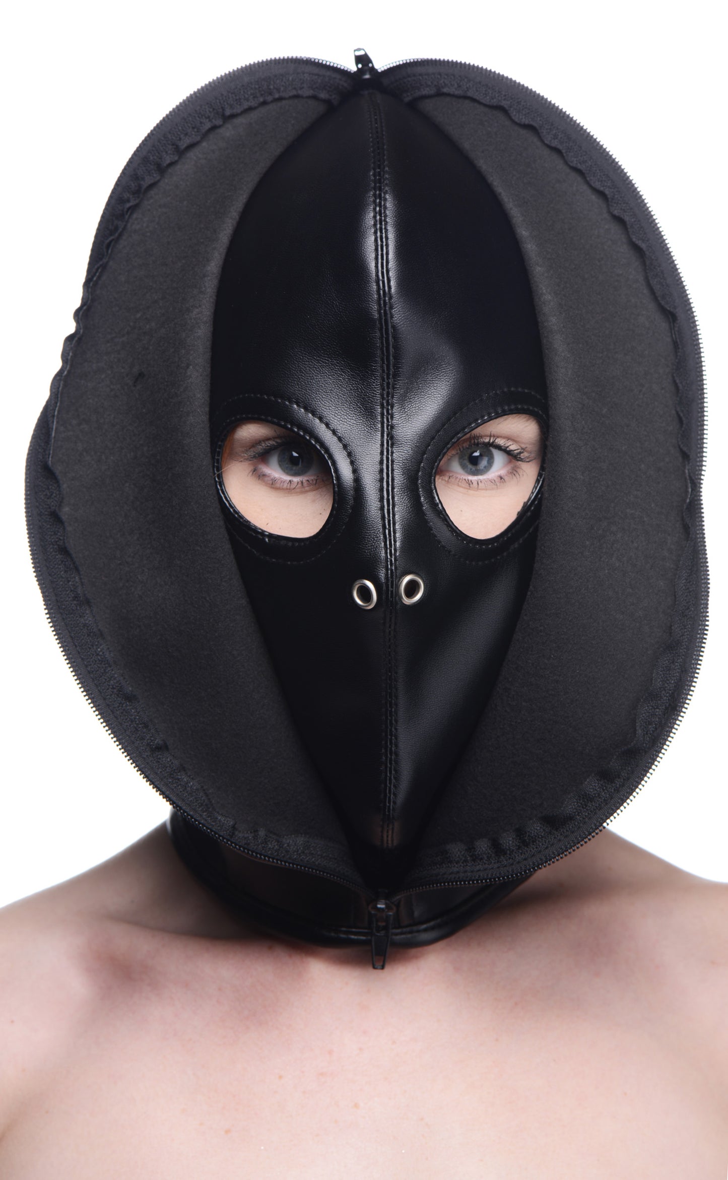 Zip Front Bondage Hood - UABDSM