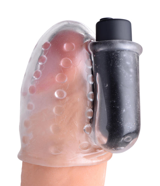 28X Rechargeable Penis Head Teaser with Remote Control - UABDSM