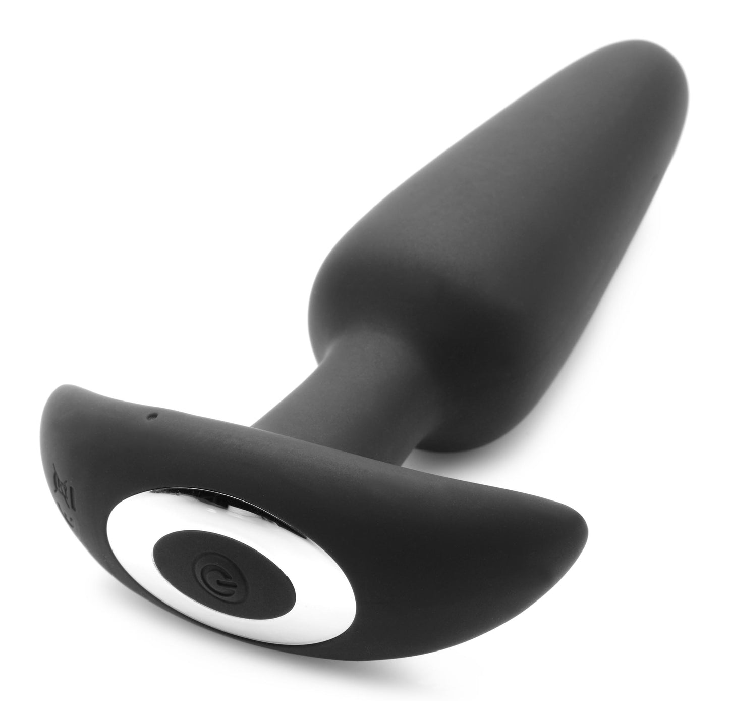 Voice Activated 10X Silicone Vibrating Slim Butt Plug with Remote Control - UABDSM