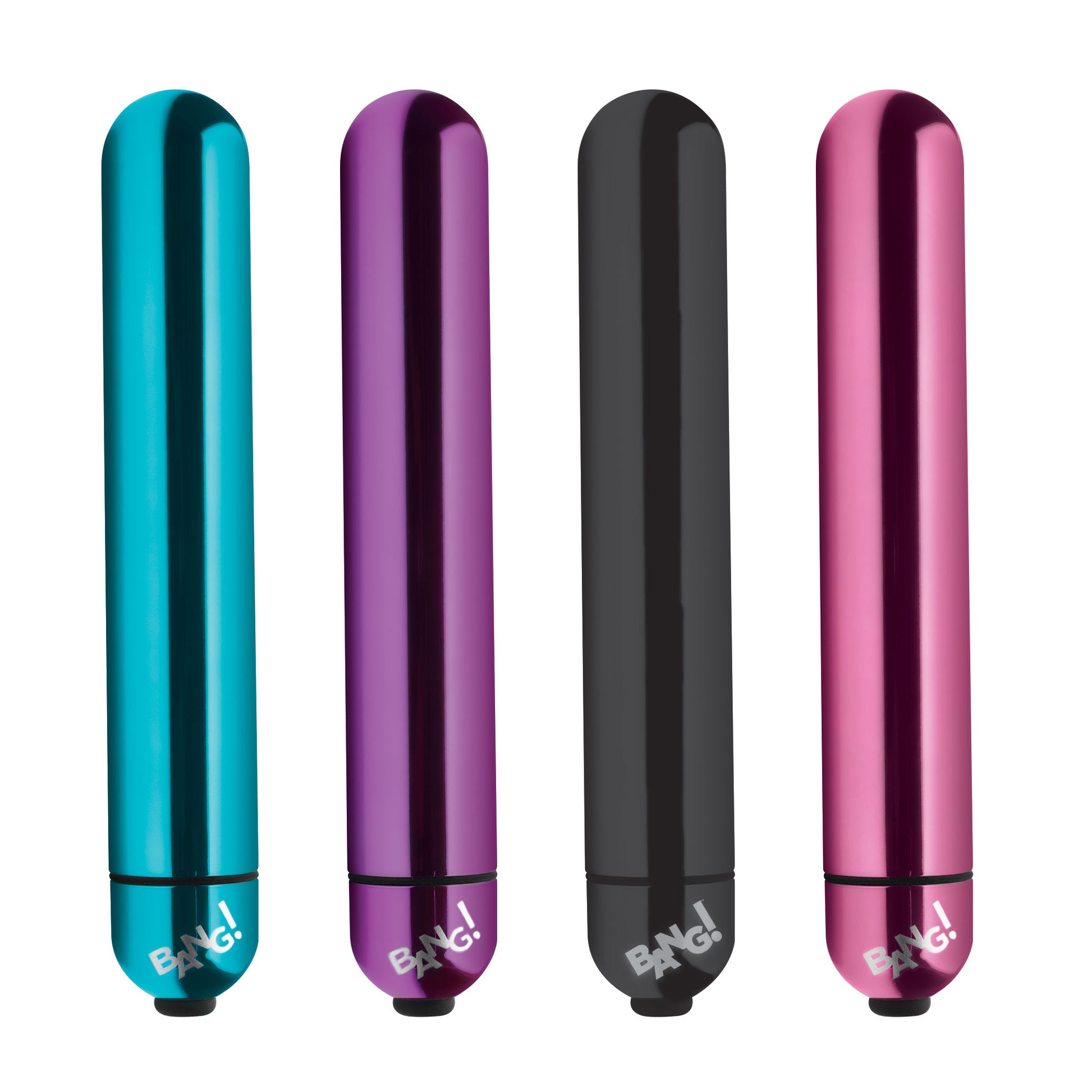 XL Vibrating Metallic Bullet - Black - UABDSM