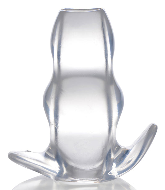 Clear View Hollow Anal Plug - Large - UABDSM