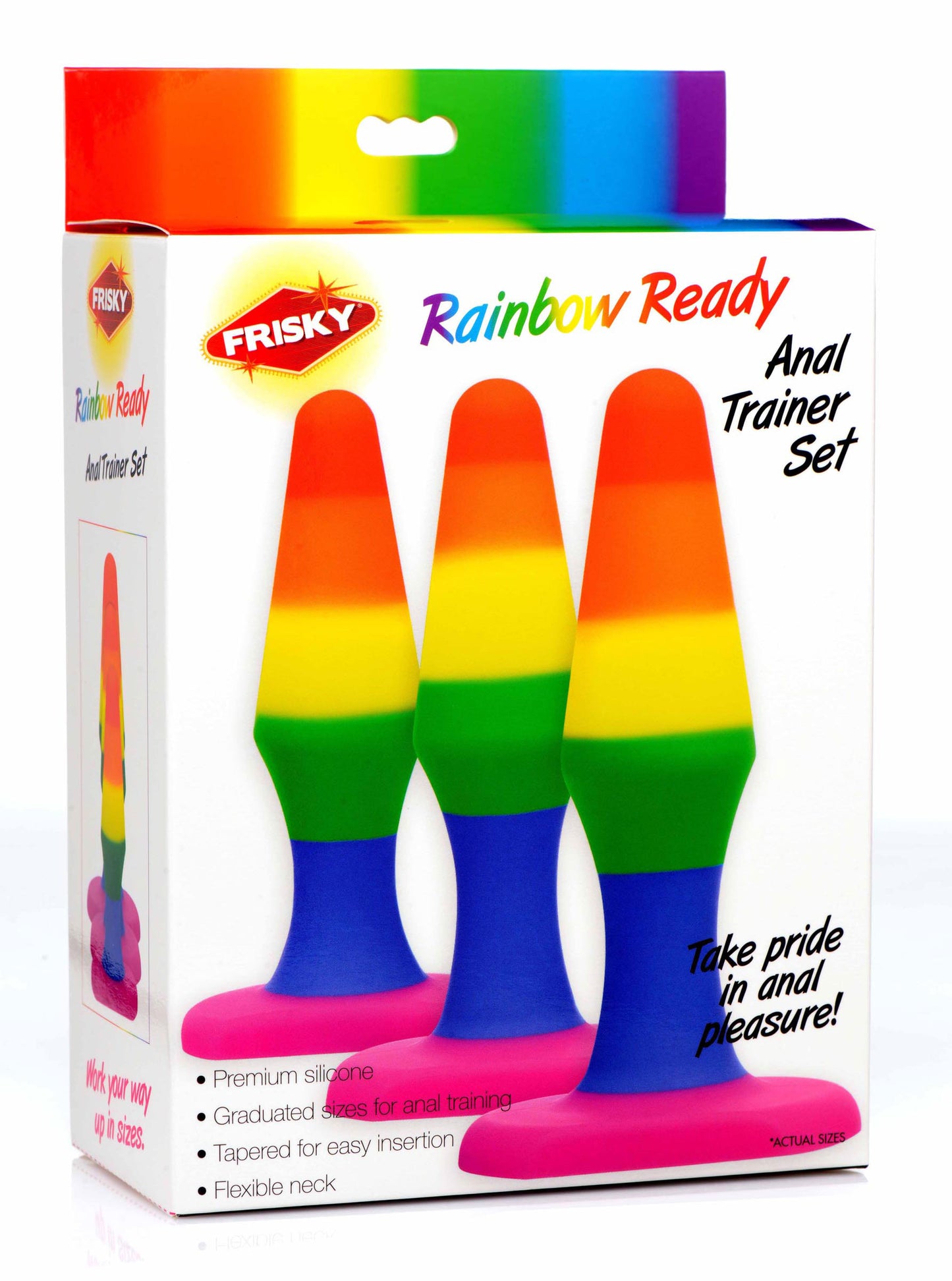 Rainbow Ready Silicone Anal Set - UABDSM