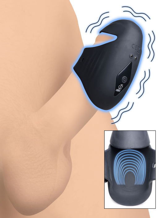 8X Vibrating Silicone Penis Head Stimulator - UABDSM