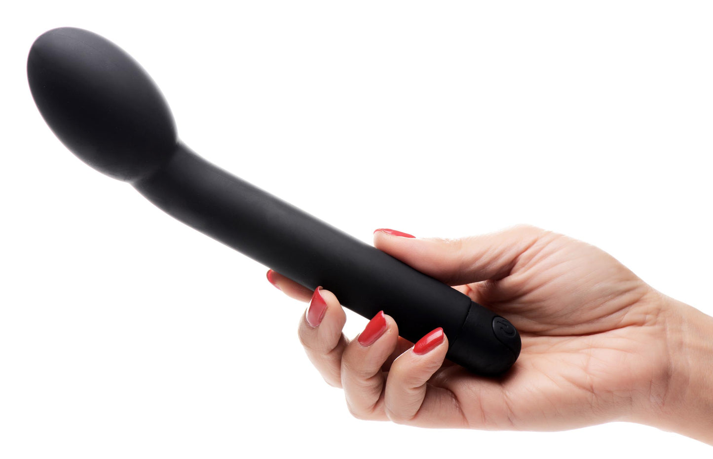 10X Silicone G-Spot Vibrator - Black - UABDSM