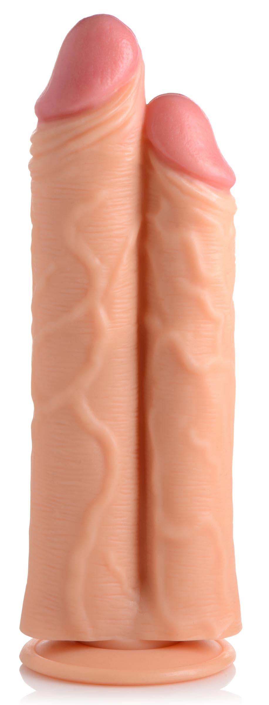 Double Stuffer 10 Inch Dildo - Light - UABDSM