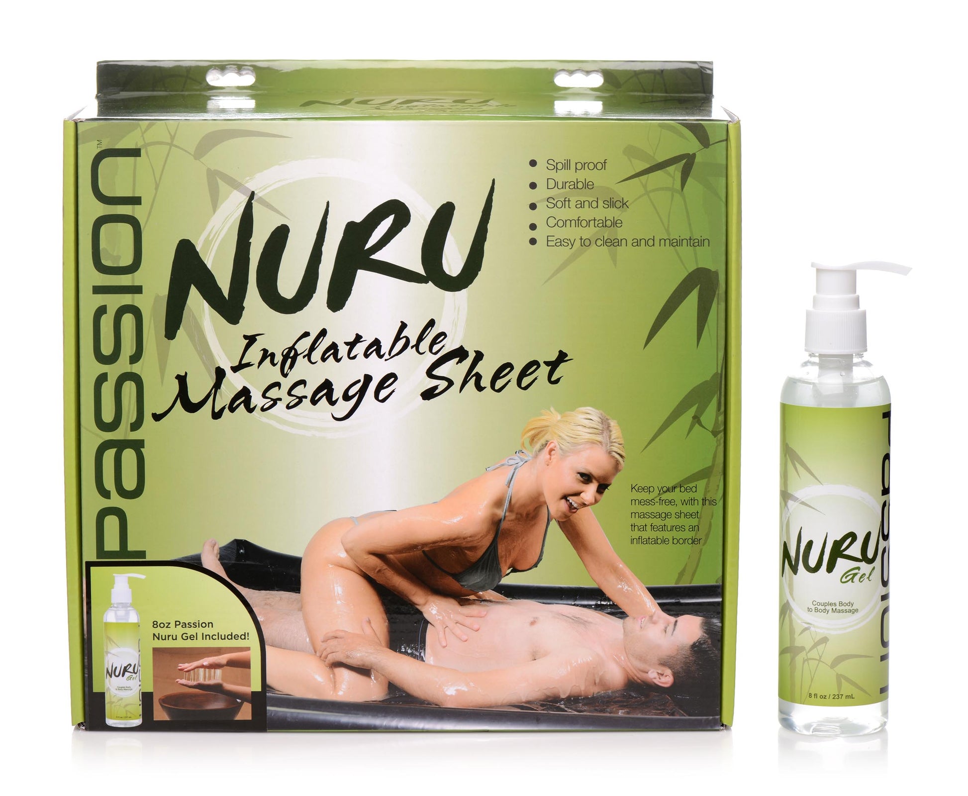 Nuru Inflatable Massage Sheet Deluxe Kit - UABDSM