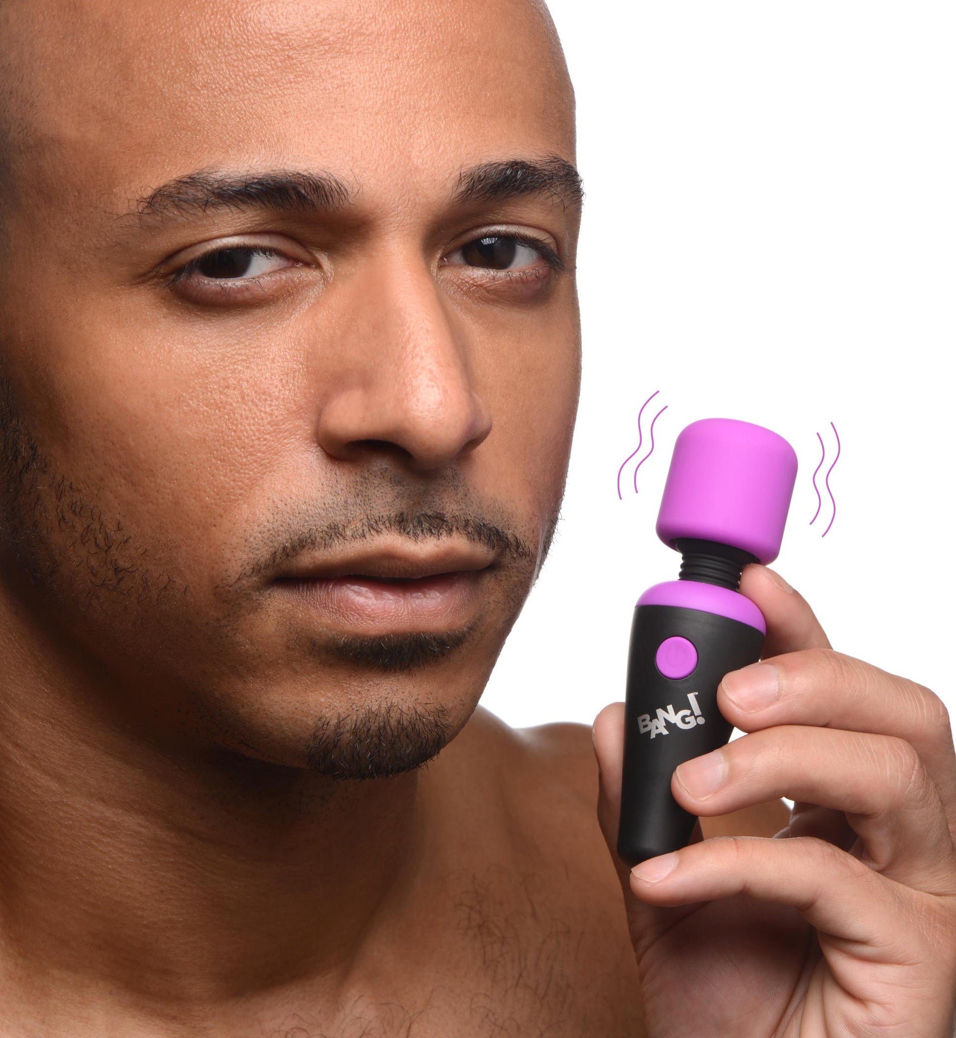 10X Ultra Powerful Silicone Mini Wand - Purple - UABDSM