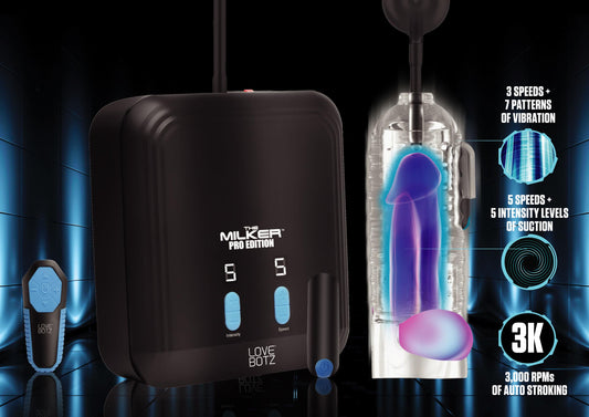 The Milker Pro Edition with Automatic Stroking Suction and Vibration - UABDSM