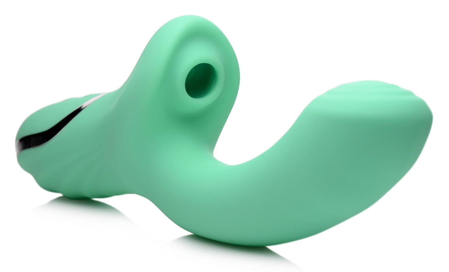 10X Minty Air-Stim Silicone Rabbit Vibrator - UABDSM