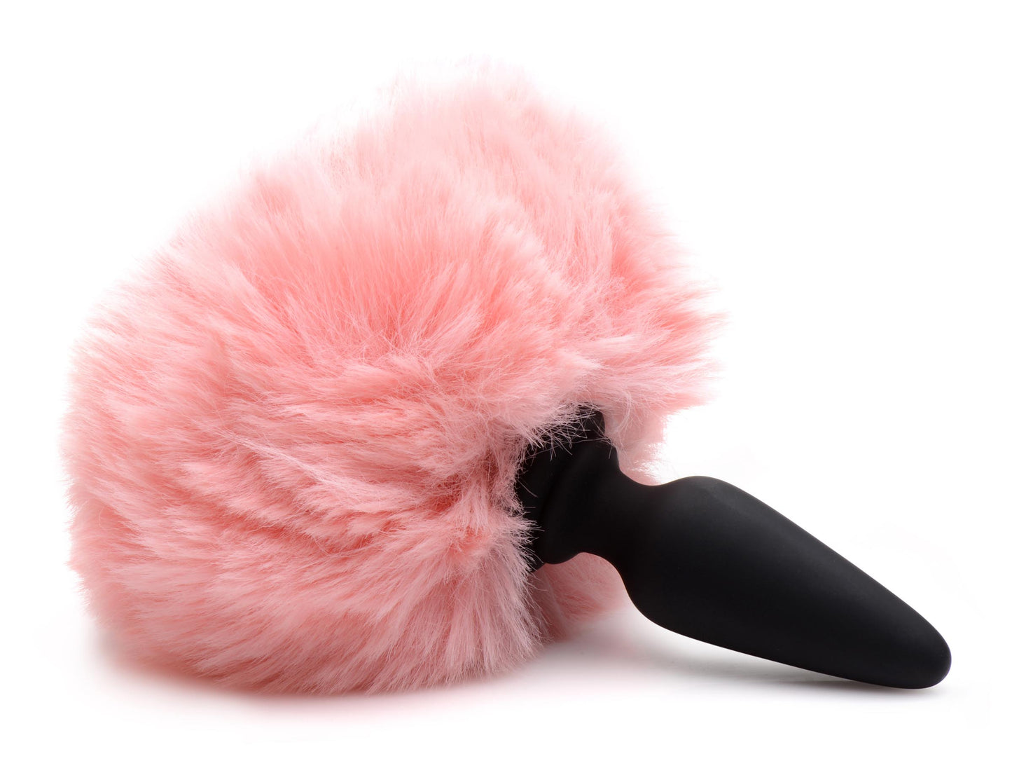 Small Anal Plug with Interchangeable Bunny Tail - Pink - UABDSM