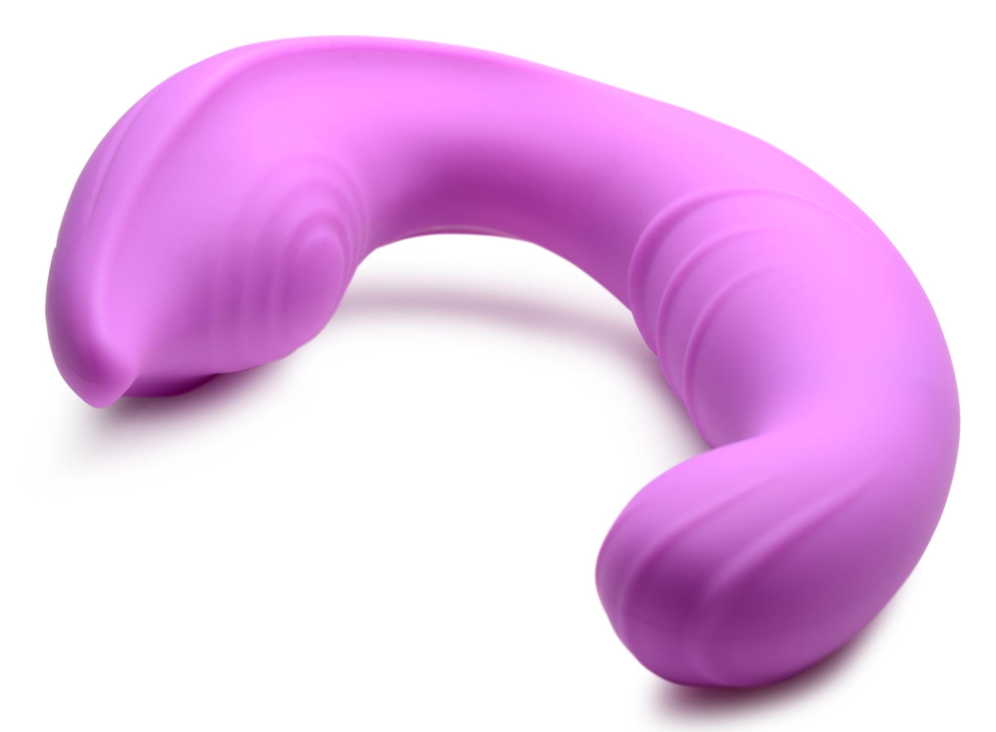 5X Come Hither Silicone Vibrator with Remote Control - UABDSM