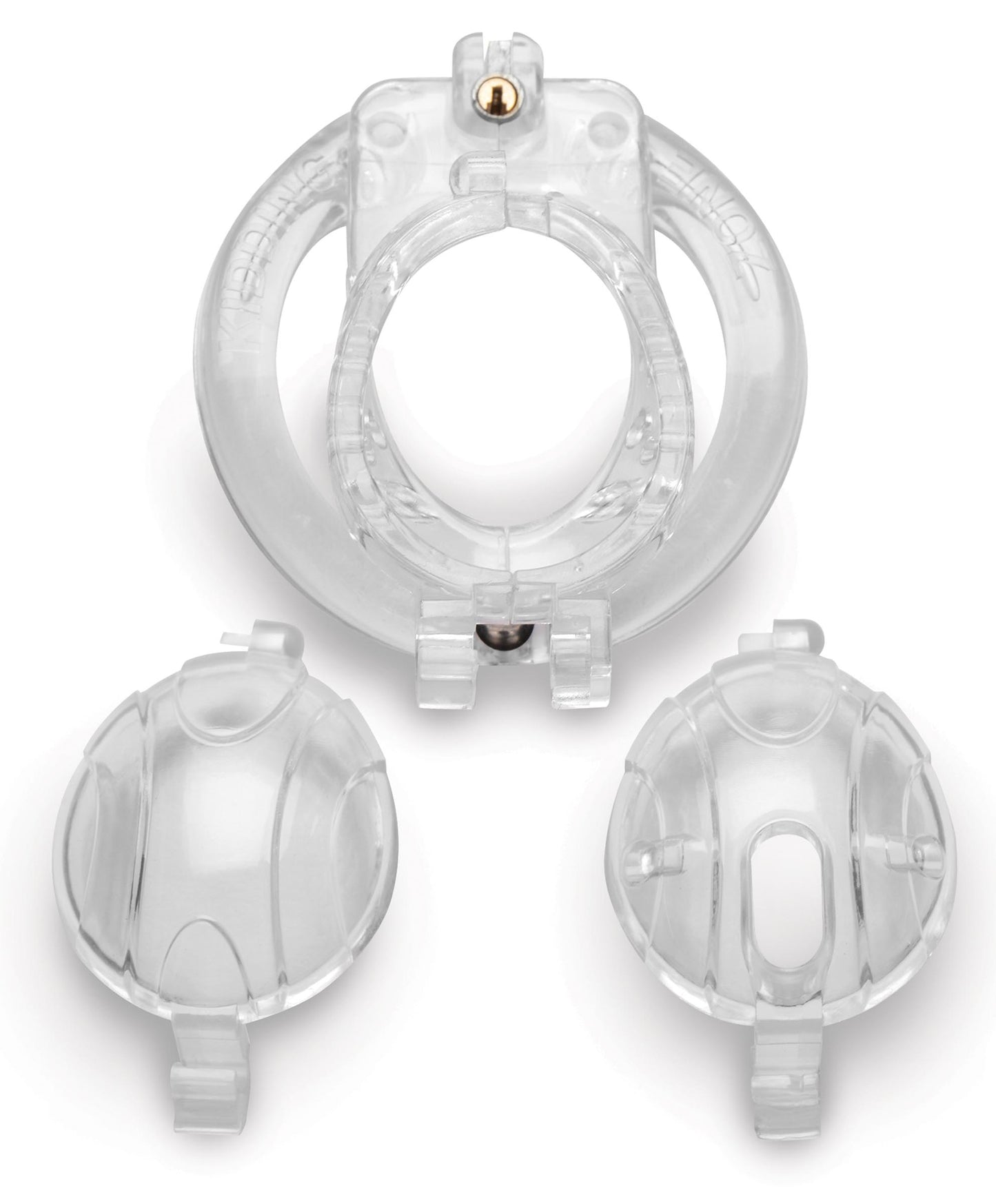 Lockdown Customizable Chastity Cage - Clear - UABDSM