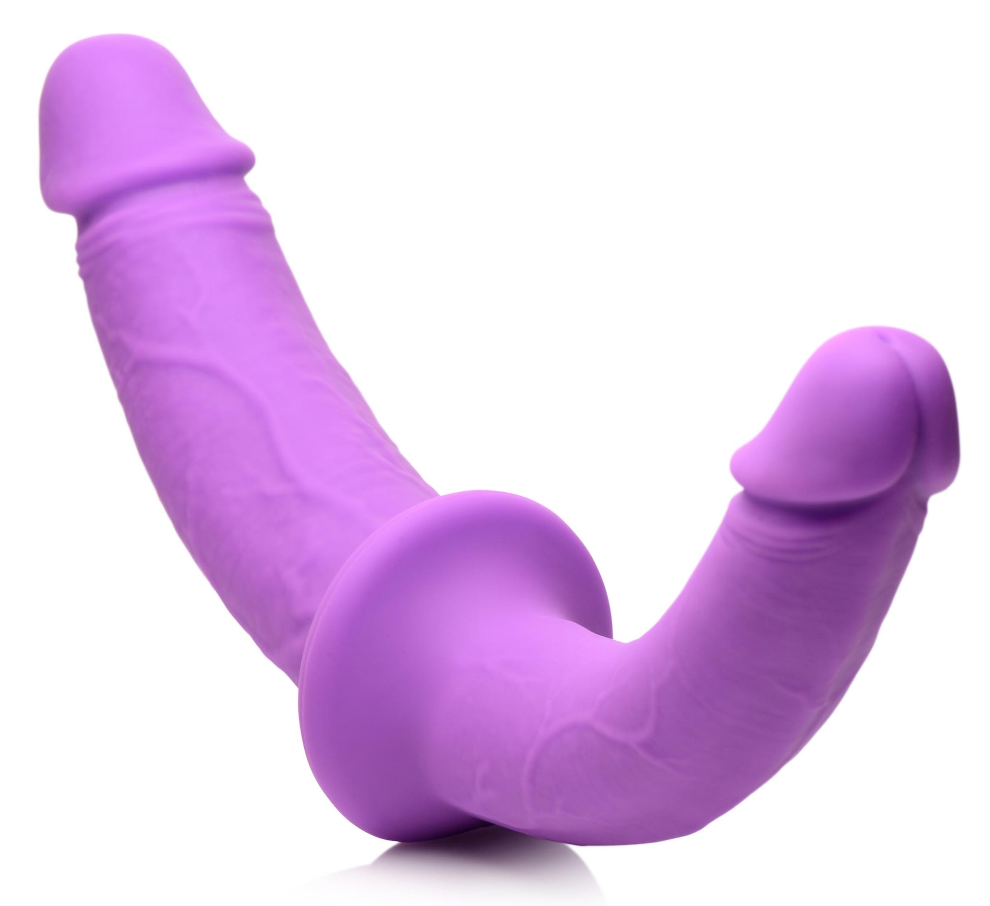 Silicone Double Dildo with Harness - UABDSM