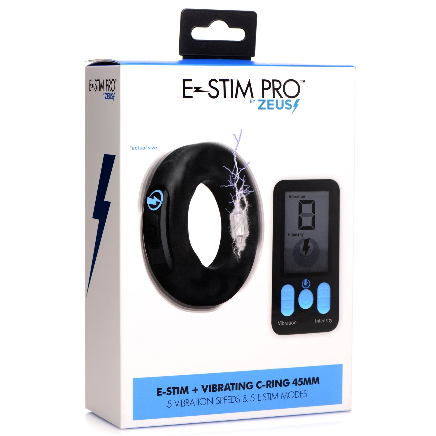 E-Stim Pro Silicone Vibrating Cock Ring - 1.75 Inch - UABDSM