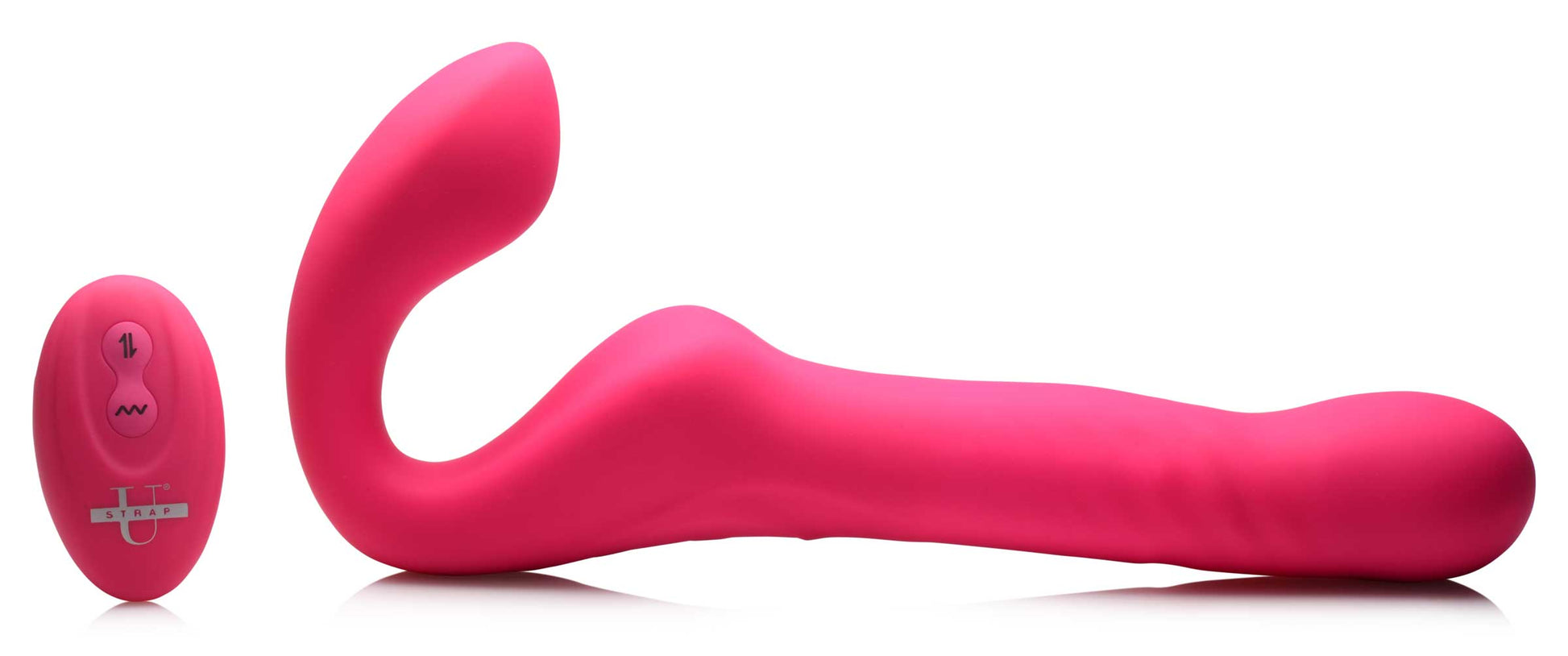 30X Thrusting and Vibrating Strapless Strap-On With Remote Control - UABDSM