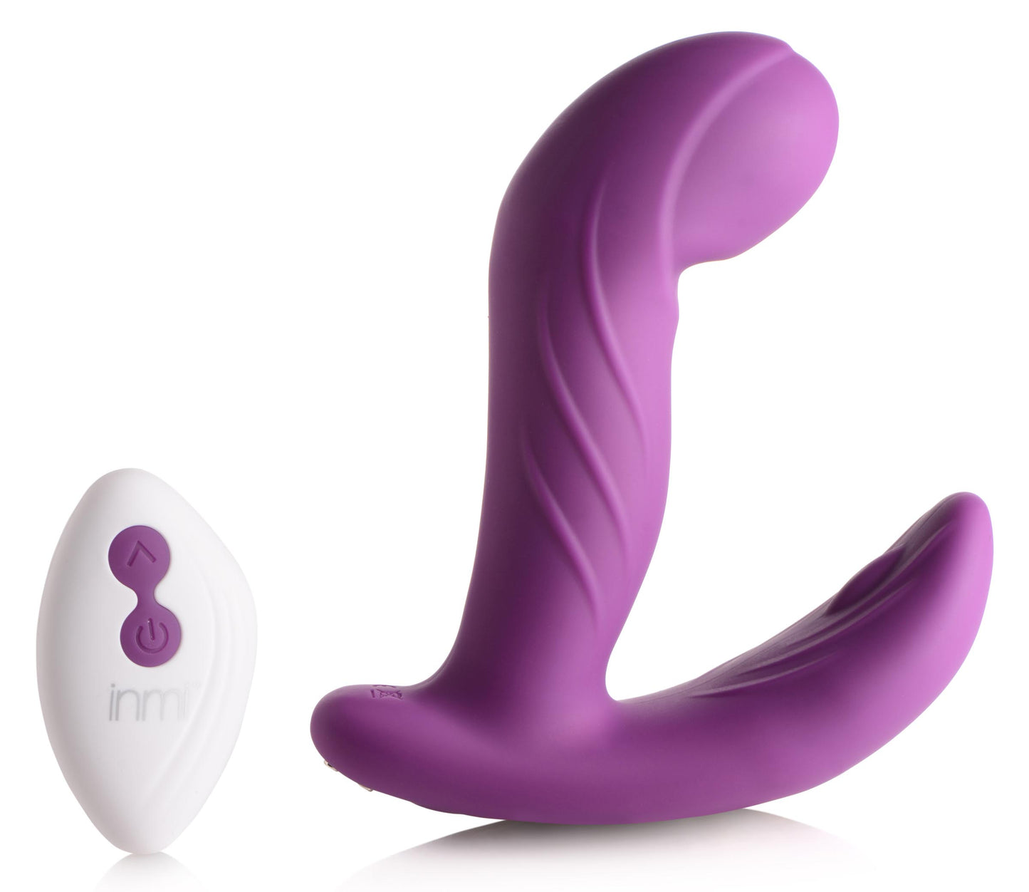 G-Rocker 10X Come Hither Silicone Vibrator with Remote Control - UABDSM