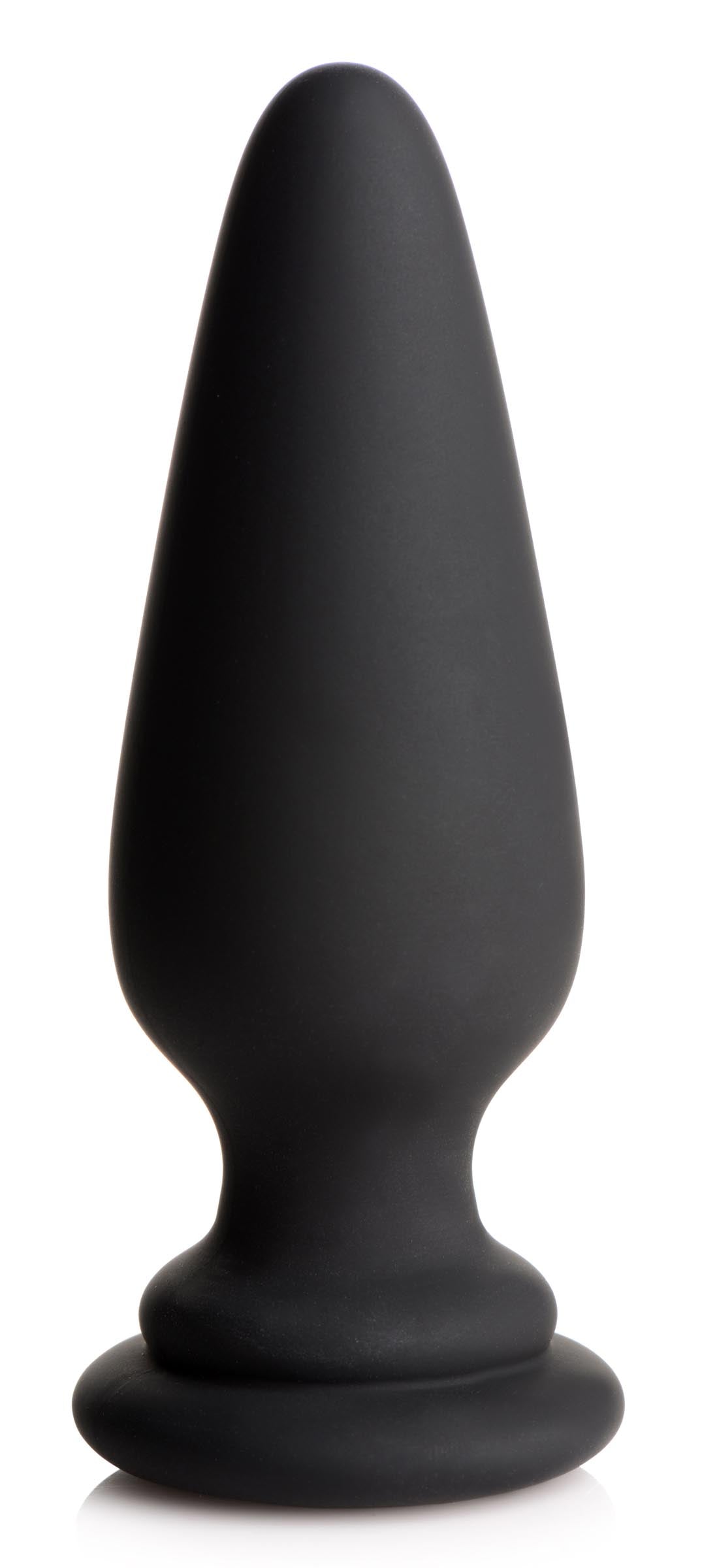 Large Anal Plug with Interchangeable Fox Tail - Black and White - UABDSM