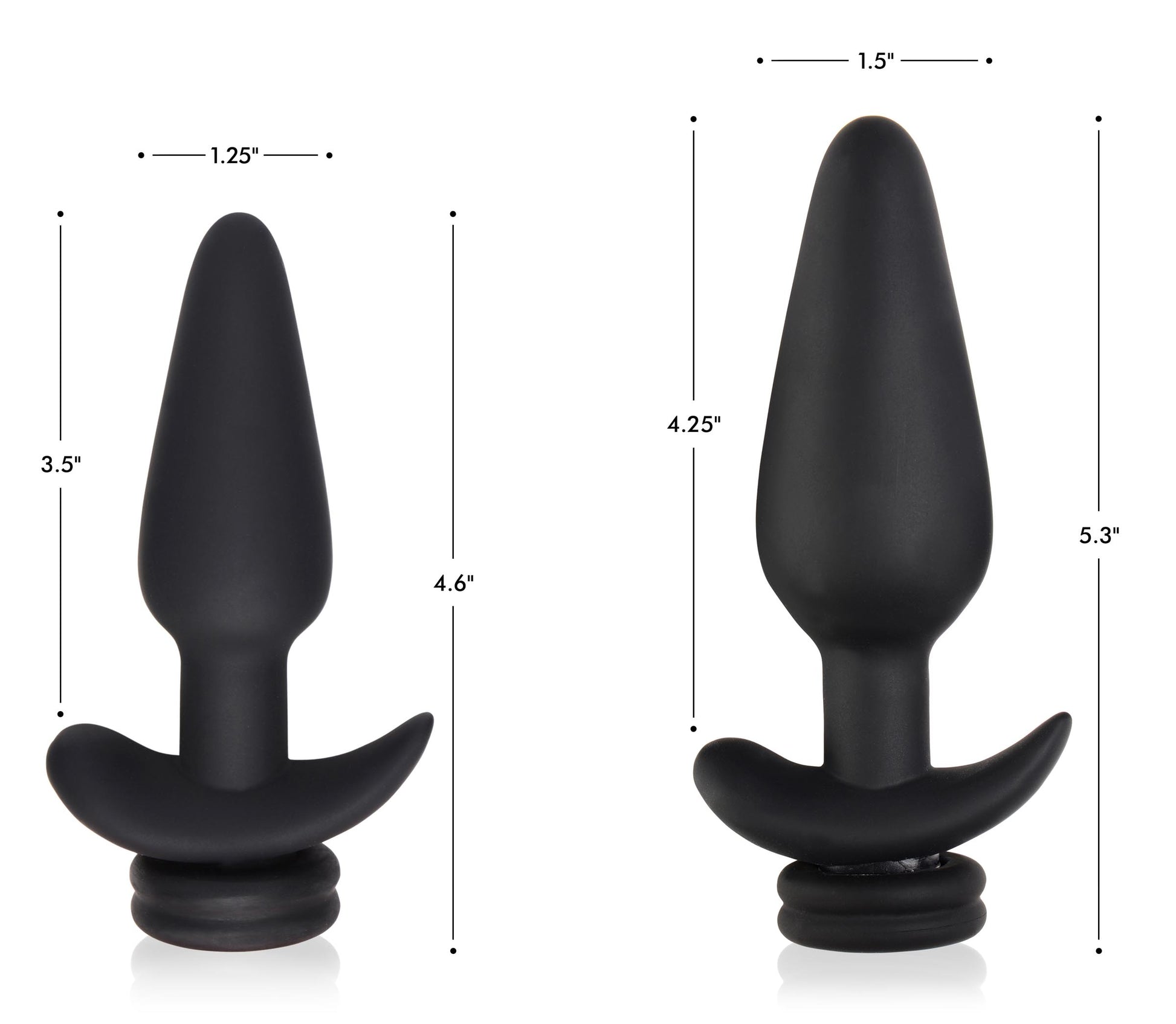 Small Vibrating Anal Plug with Interchangeable Bunny Tail - White - UABDSM