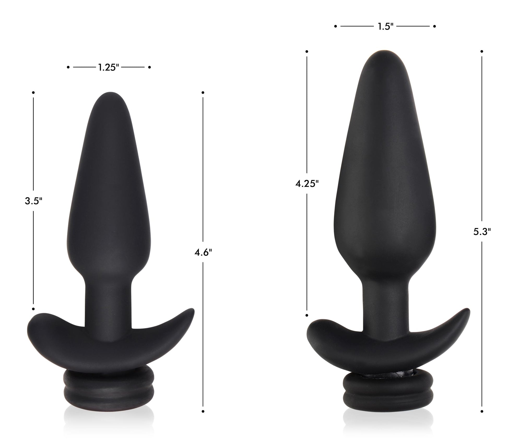 Small Vibrating Anal Plug with Interchangeable Fox Tail - White - UABDSM