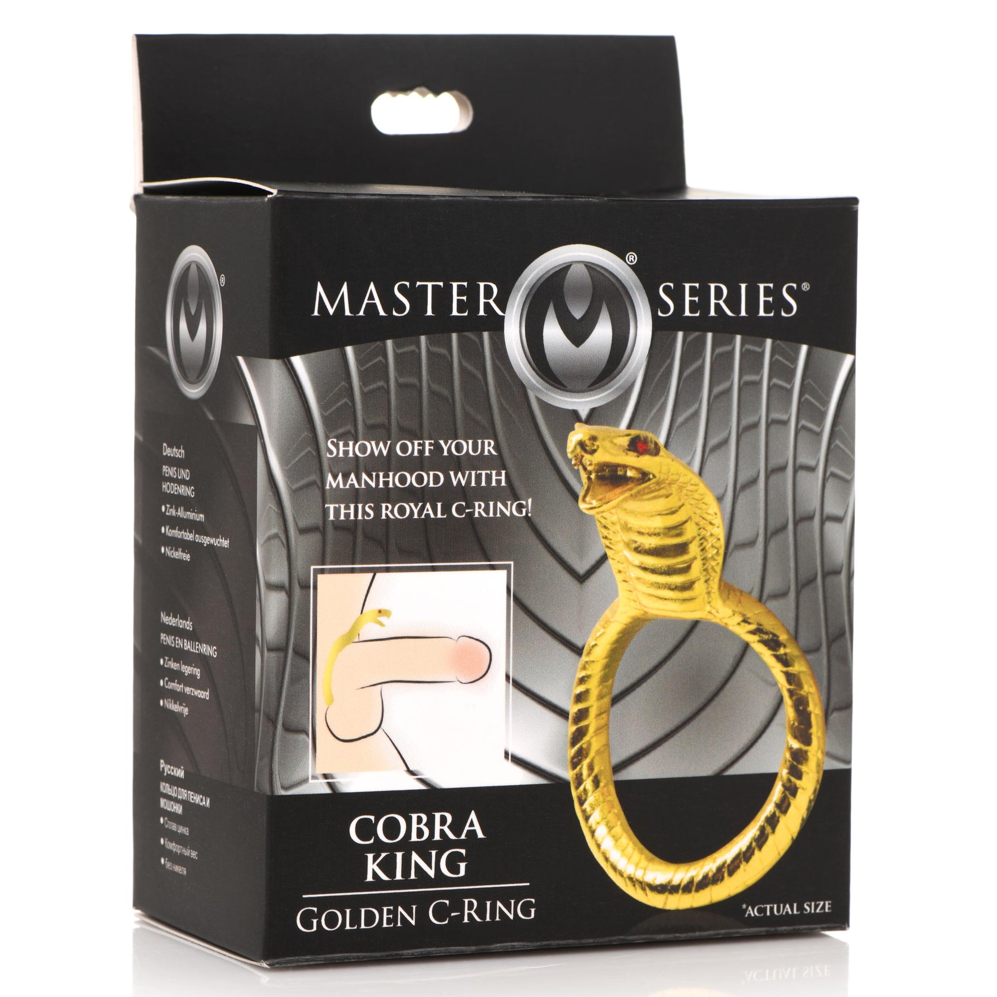 Cobra King Golden Cock Ring - UABDSM