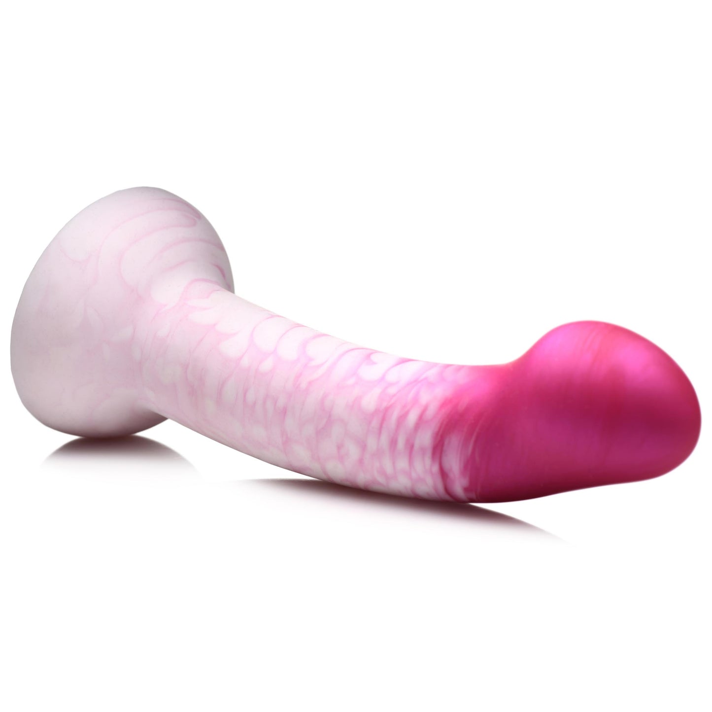 G-Swirl G-Spot Silicone Dildo - Pink - UABDSM