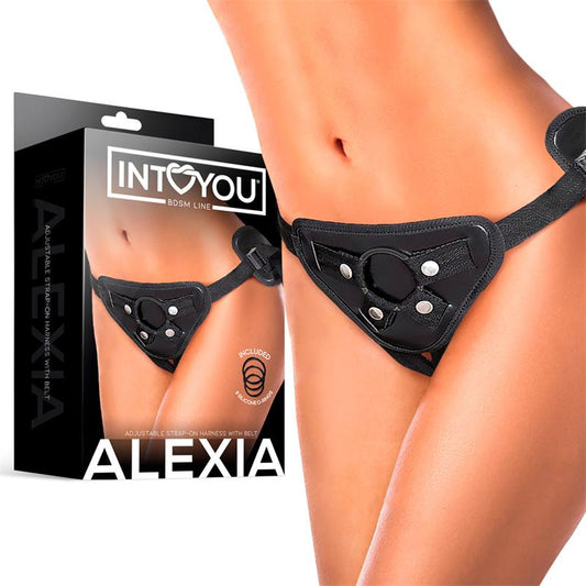 Alexia Universal Adjustable Strap-on Harness with Belt - UABDSM