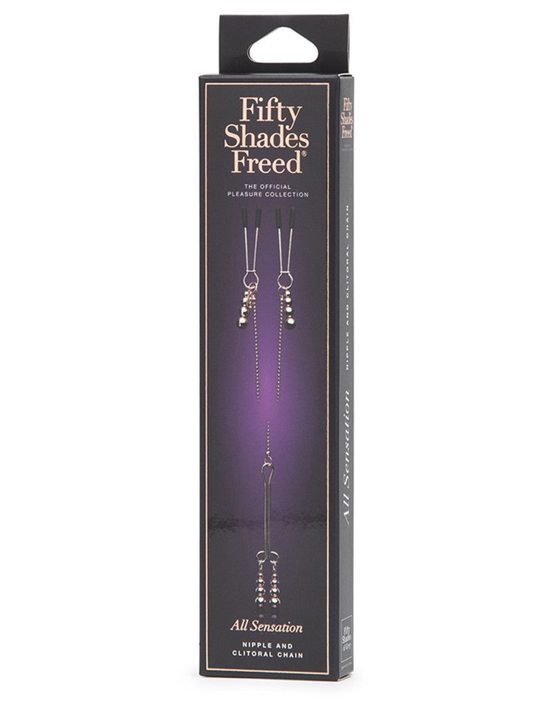 All Sensation - FSoG Freed Nipple & Clitoral Chain - UABDSM