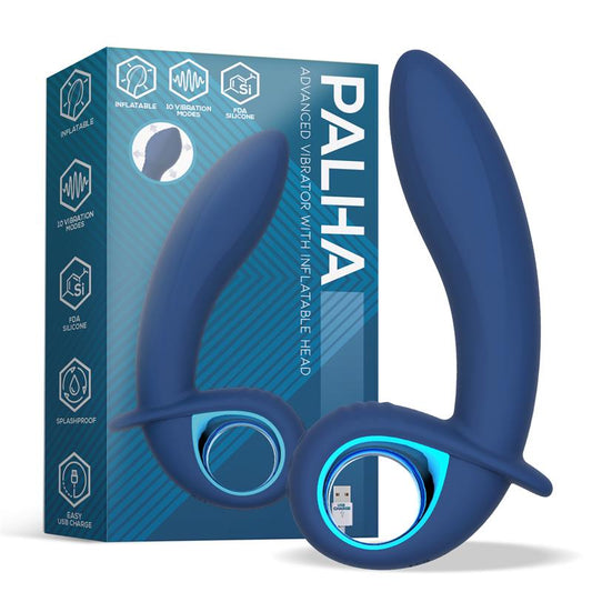 Alpha Advanced Vibe with Inflatable and Vibration Function USB Silicone - UABDSM
