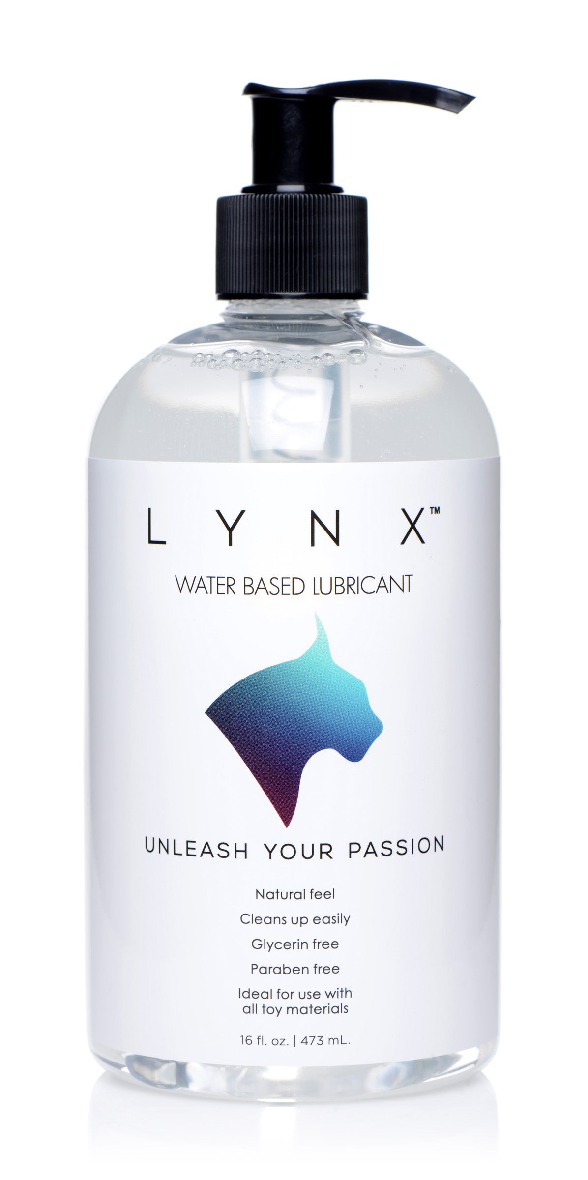 Lynx Water-Based Lubricant - 16oz - UABDSM